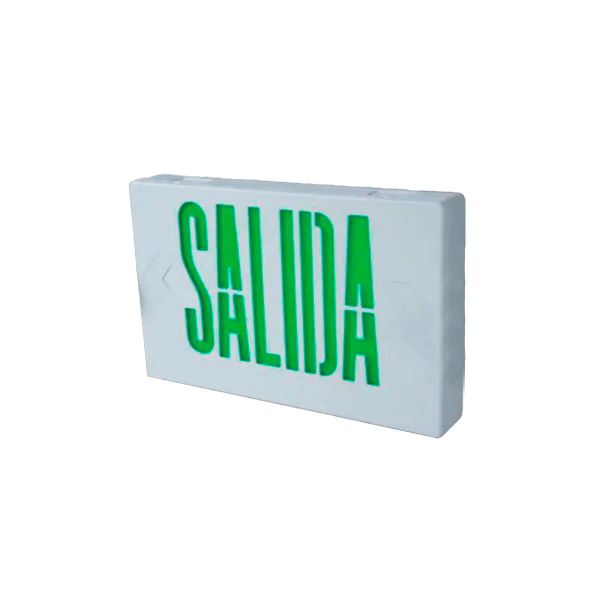 Letrero LED,  salida de emergencia, verde. APC7GSAL Copper Ligthing
