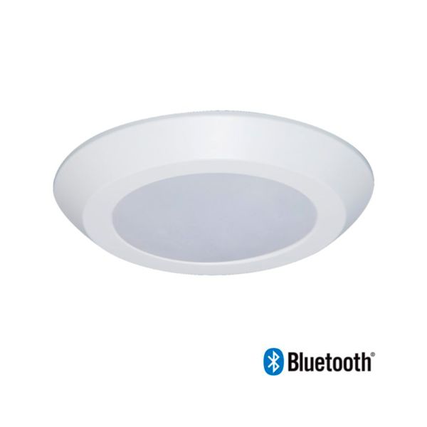 Lámpara LED para sobreponer, 9.3 W, color ajustable 120 V, bluetooth. BLD6089BLE40AWH Cooper Lighting