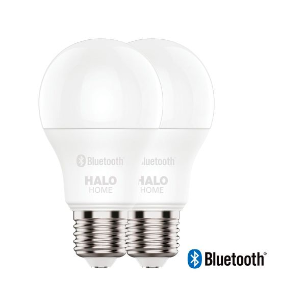 Pack de focos LED HALO Home A19 con conectividad Bluetooth. HHA19089BLE40A Cooper Lighting