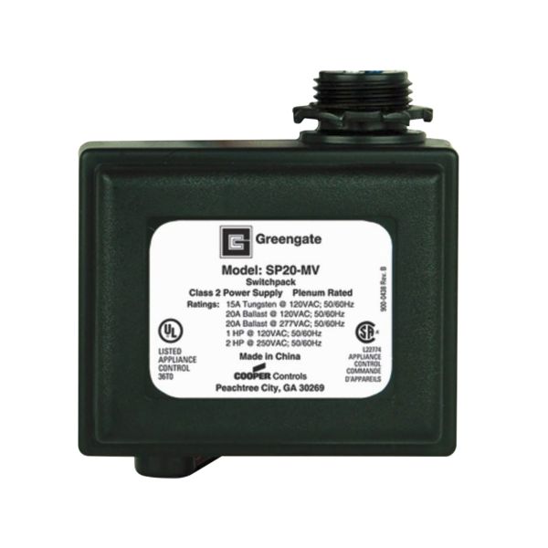 Fuente de voltaje para sensor,15VDC, 20 A. SP20-MV Cooper Lighting. SP20-MV Cooper Lighting