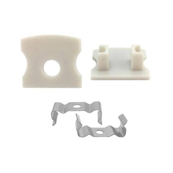 Accesorio para perfil, satin. AC6201 Tecnolite