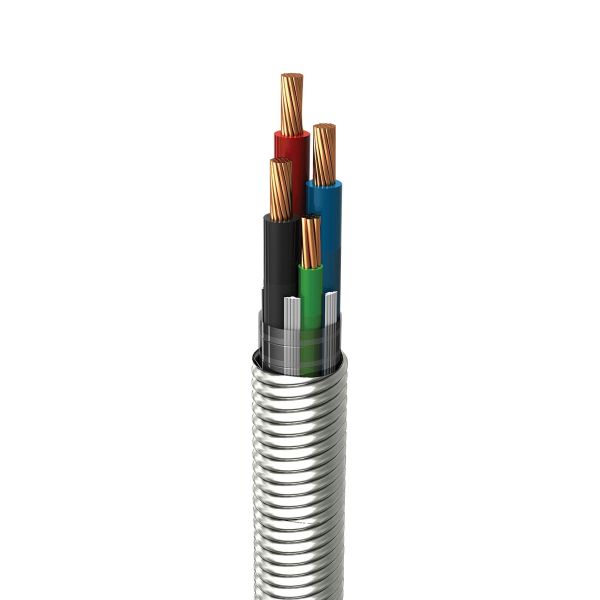 Cable multiconductor armado calibre 14, 3C+1T, metro. CA3X14 Condumex
