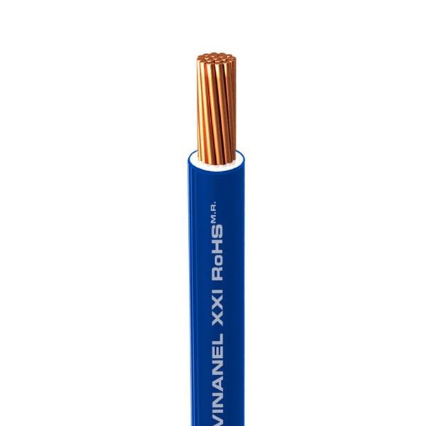 Cable THW-LS calibre 10, azul, metro. CTHW-10TA Condumex