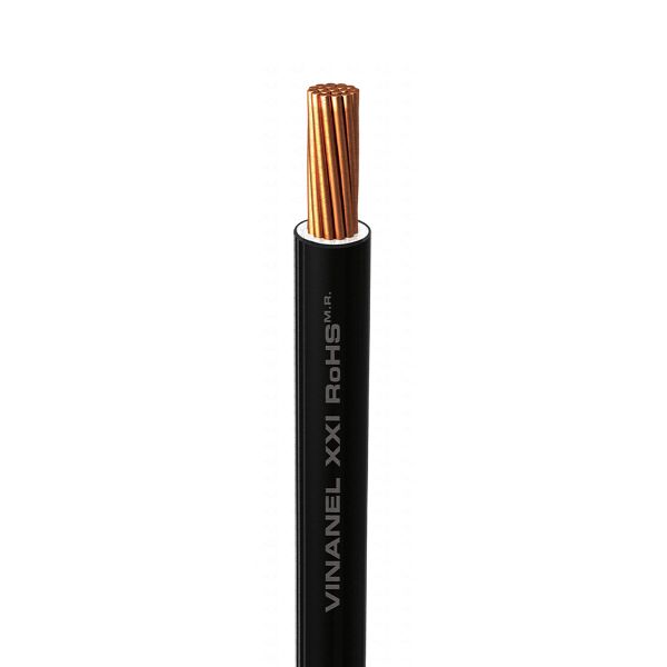 Cable THW-LS calibre 2, negro, rollo de 100 mts. CTHW-2N Condumex