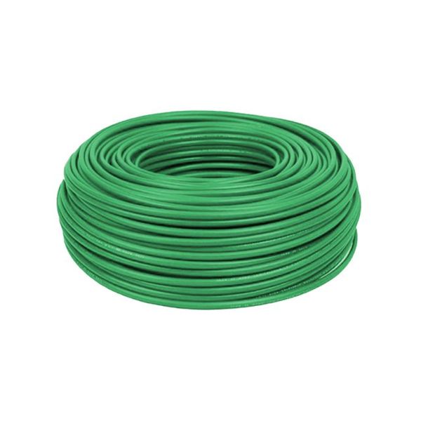 Cable THW nylon calibre 6, verde, metro. CTHWN-6TV Condumex