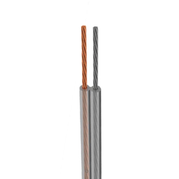 Cable dúplex calibre 2 x 18, cristal, metro. POT18T Condumex