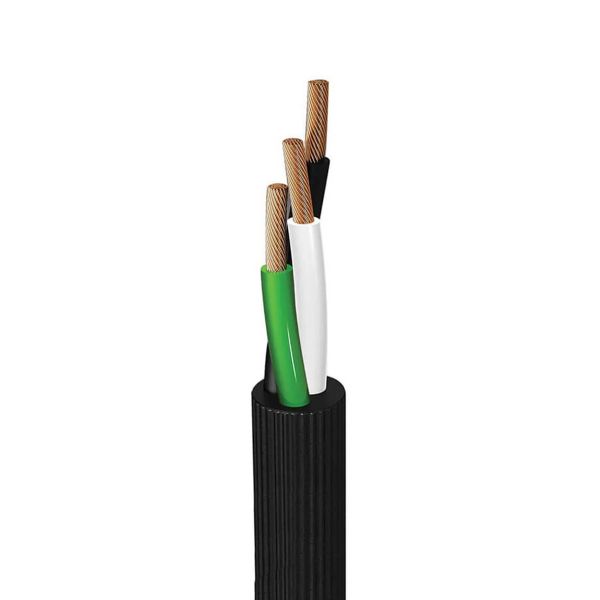 Cable de uso rudo ST calibre 4 x 4, negro, carrete de 500 mts. UR-600-4X4C Condumex