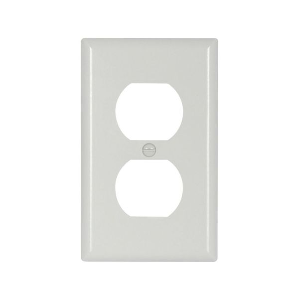 Placa para receptáculo dúplex, blanco. 2132W-BOX Eaton