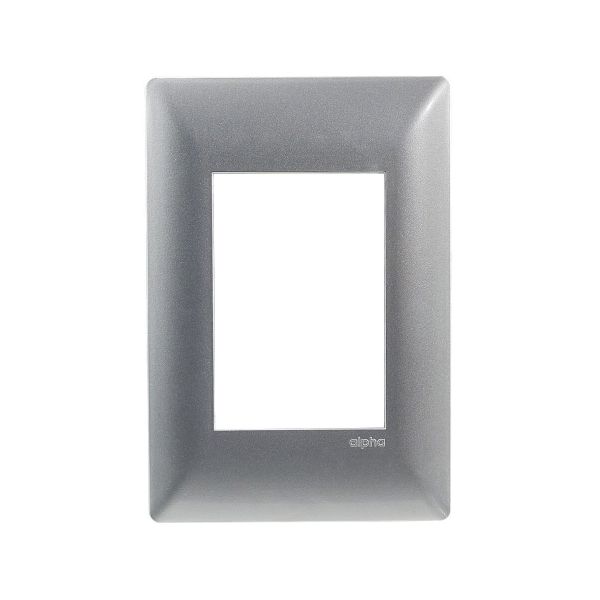 Placa de 3 ventanas, aluminio. E913ALM Estevez