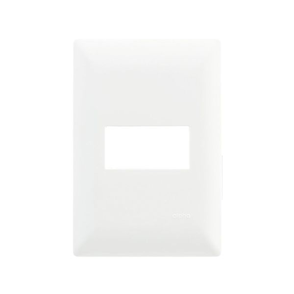 Placa de 1 ventana, blanco. E913BN1 Estevez