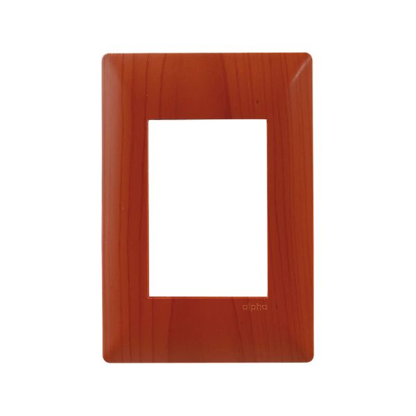 Placa de 3 ventanas, cerezo. E913CRZ Estevez