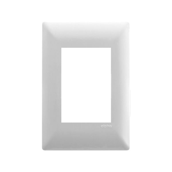 Placa de 3 ventanas, plata. E913SL3 Estevez