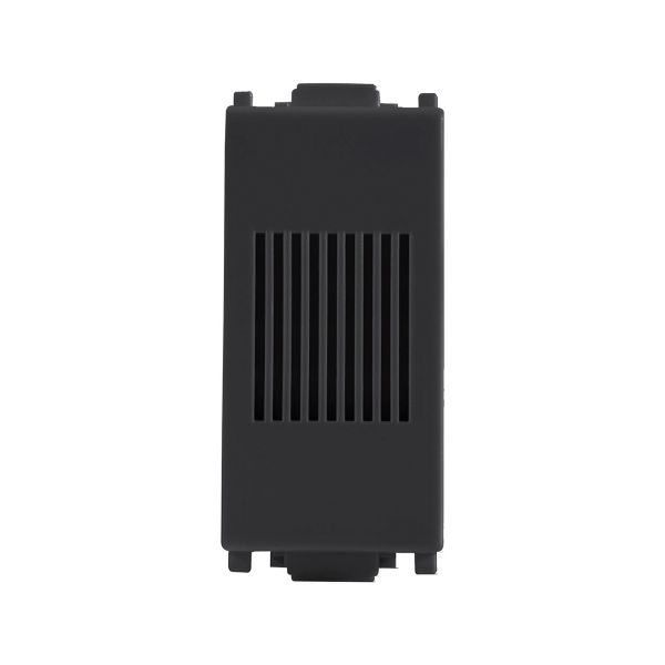 Timbre zumbador sencillo, negro. E92116 Estevez