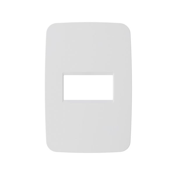 Placa de 1 módulo, blanco. N0371-BL Estevez