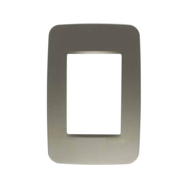 Placa de 3 módulos, champagne. N0373-CH Estevez