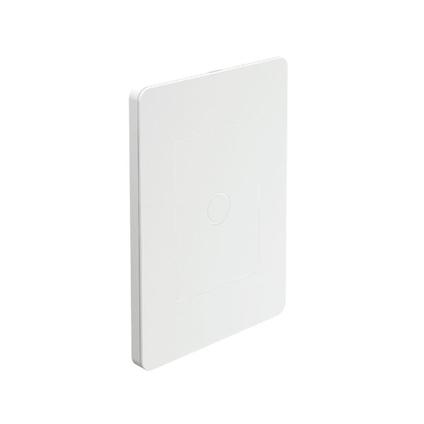 Placa ciega con chasis, blanco. N1370-BL Estevez
