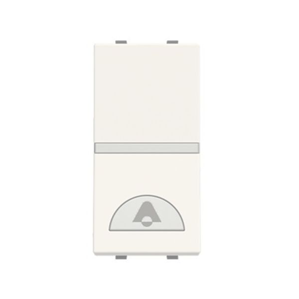 Botón timbre "campana", 16 A, blanco. N2104-BL Estevez