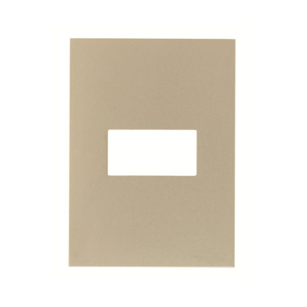 Placa de 1 módulo, 117 x 85 mm, cava. N2471-CV Estevez