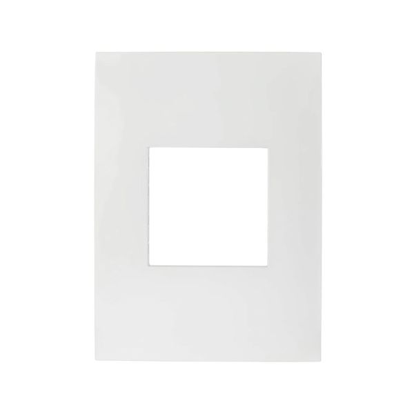 Placa de 2 módulos, 117 x 85 mm, blanco. N2472-BL Estevez