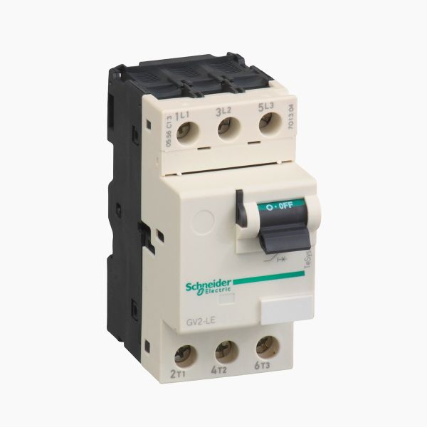 Interruptor de palanca magnético, 3 polos, 2.5 A. GV2LE07 Schneider Electric