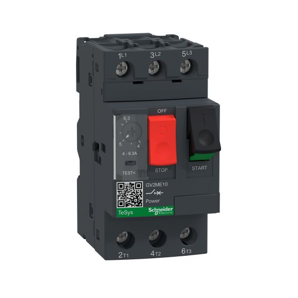 Arrancador termomagnético, 3 polos. GV2ME10 Schneider Electric