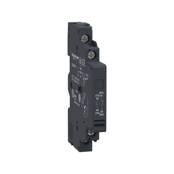 Bloque de Contacto Auxiliar, 1 NA + 1 NC, 6 A, GVAN11 Schneider Electric