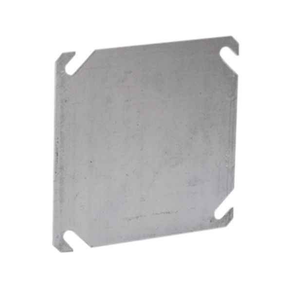 Cubierta cuadrada de 4", plana. 752 Hubbell