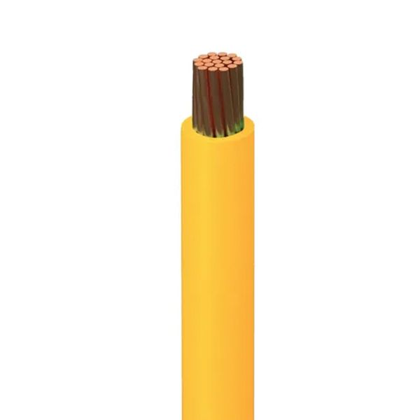 Cable THW-LS calibre 14, amarillo, caja de 100 mts. CTHW-14AM Indiana