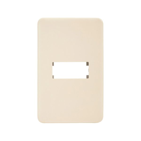 Placa de 1 ventana, marfil. AE-656 Iusa