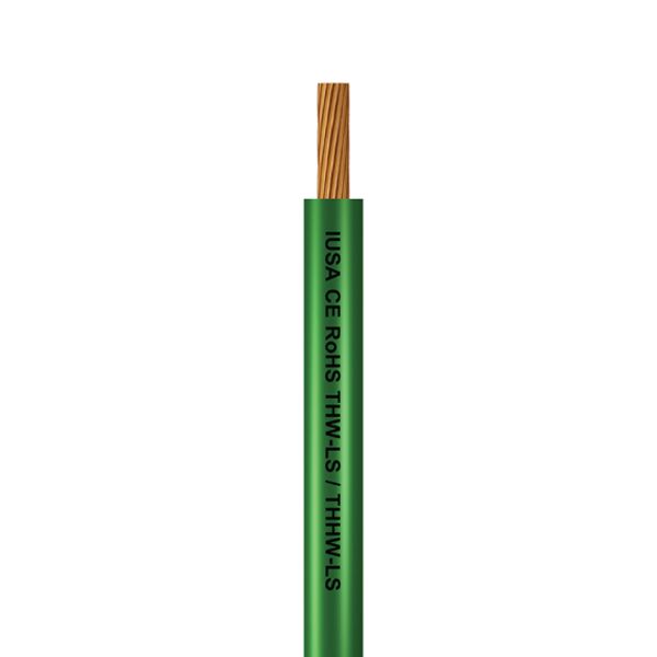 Cable THW-LS calibre 14, verde, carrete de 1000 mts. CTHW-14CV1000 Iusa