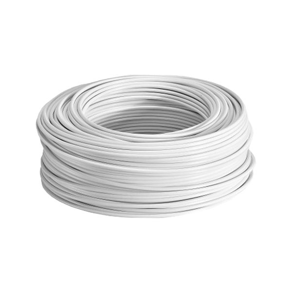 Cable THW-LS calibre 2, blanco, rollo de 100 mts. CTHW-2B Kobrex