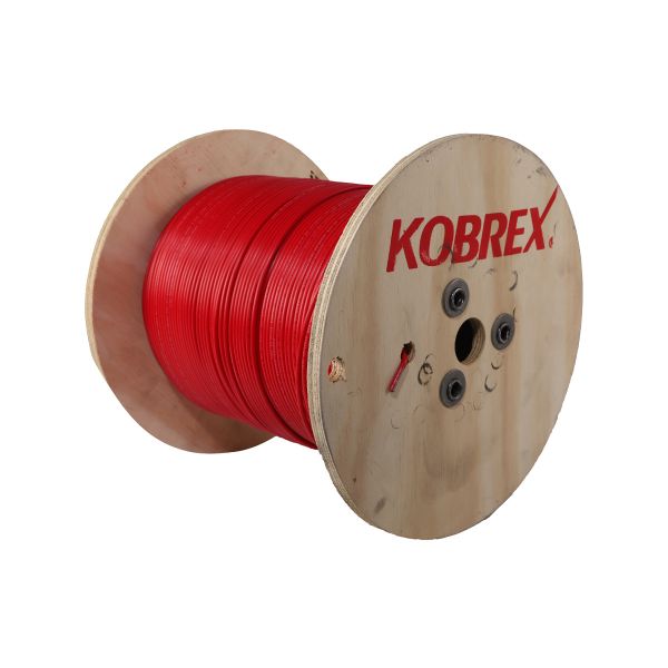 Cable THW-LS calibre 6, rojo, carrete de 500 mts. CTHW-6CR Kobrex