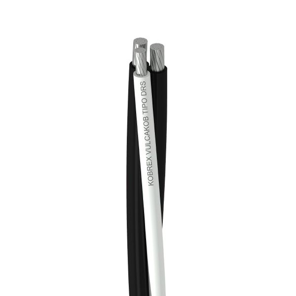 Cable XLP para distribución subterránea, tríplex, negro, carrete de 500 mts. XLP2X1/0+1X2AL600 Kobrex