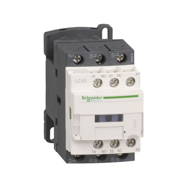 Contactor Magnético, 18A, 3 Polos, 110V CA, LC1D18F7 Schneider Electric