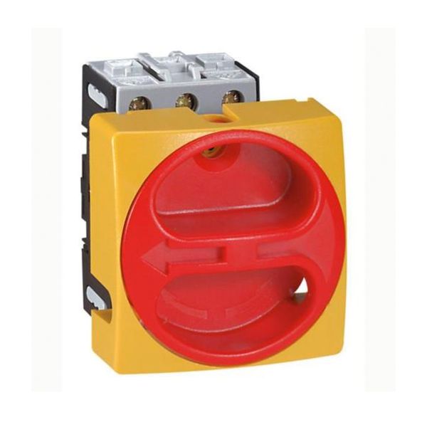 Interruptor seccionador rotativo, 3 polos, 25 A. 022102 Legrand
