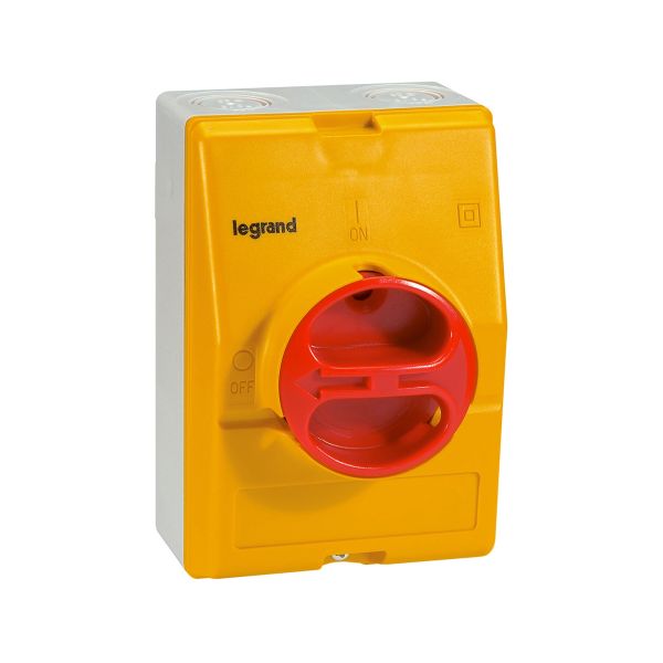 Interruptor seccionador rotativo, 3 polos, 16 A. 022171 Legrand