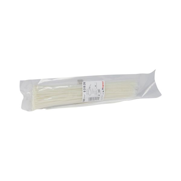 Cincho transparente, 3.5 x 360 mm, bolsa de 100 unidades. 031826 Legrand