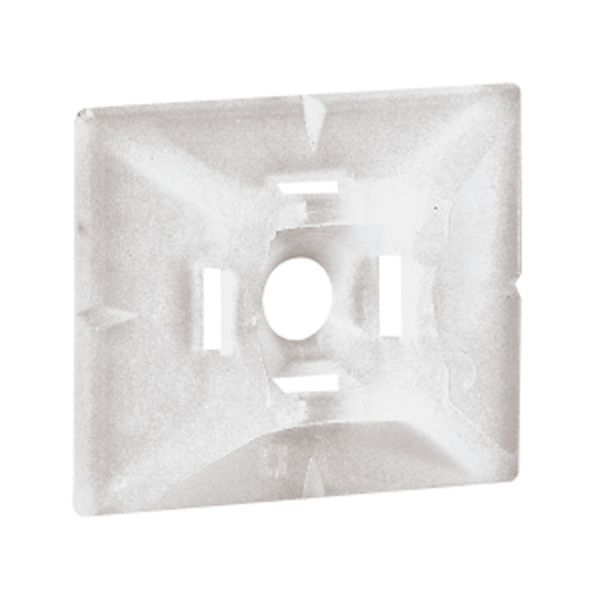 Soporte adhesivo para brida de hasta 4.6 mm de ancho, blanco. 032065 Legrand