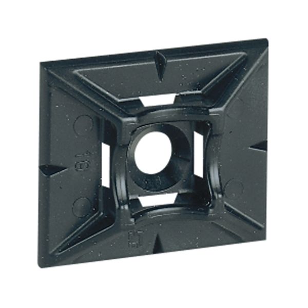 Soporte adhesivo para brida de hasta 4.6 mm de ancho, negro. 032067 Legrand