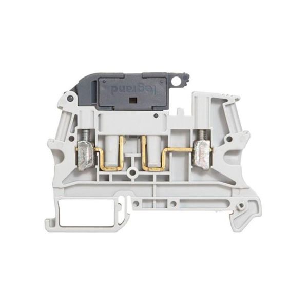 Clema seccionable con portafusible 5 x 20 mm, gris. 037181 Legrand