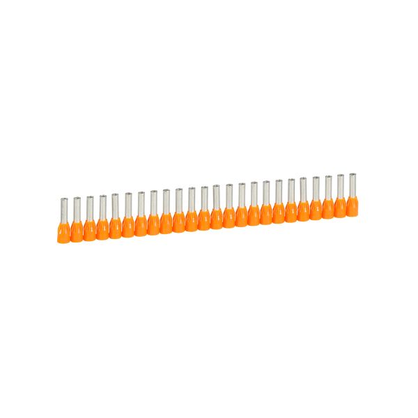 Terminales de punta para conductores de sección 4 mm², naranja. 037667 Legrand