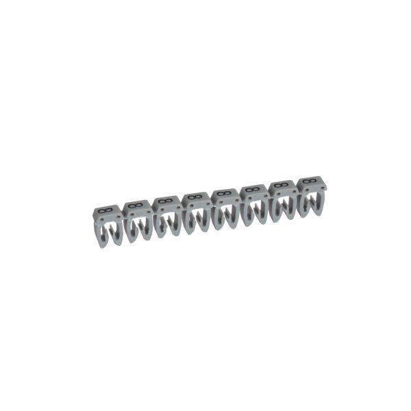 Etiqueta CAB 3 para cableado de 1.5 a 2.5 mm², número 8, gris. 038228 Legrand