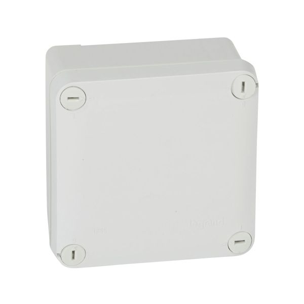 Caja de derivaciones para conexiones plexo cuadrada, 105 x 105 x 55 mm. 092020 Legrand