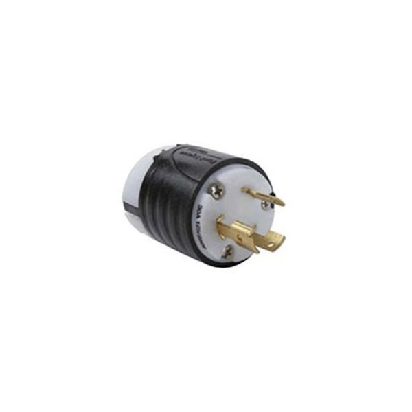 Clavija de 4 polos, 20 A, negro. 7411-SS Legrand