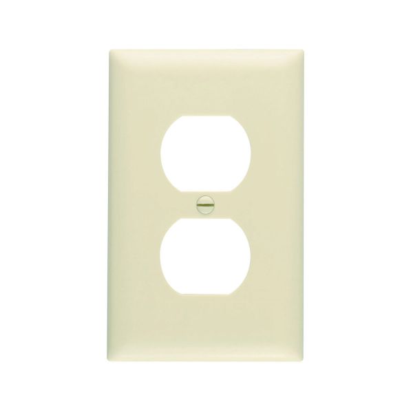 Placa dúplex de nylon, marfil. TP8-I Legrand