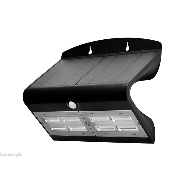 Lámpara solar, luces de pared LED, 6.8W. LEXS80B40-US Luceco