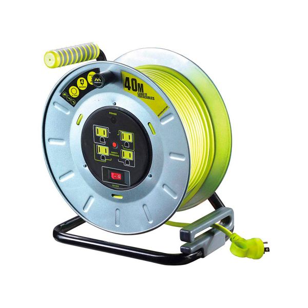 Extensión con multicontactos de 40m, doble polo. OTLM401114G4SLMX Luceco