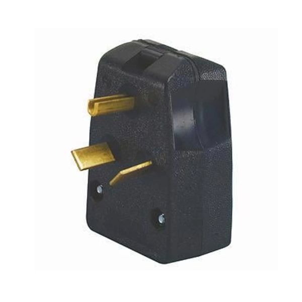 Clavija comercial, 3 polos, sin conexión a tierra, negro. 00287-00E Leviton