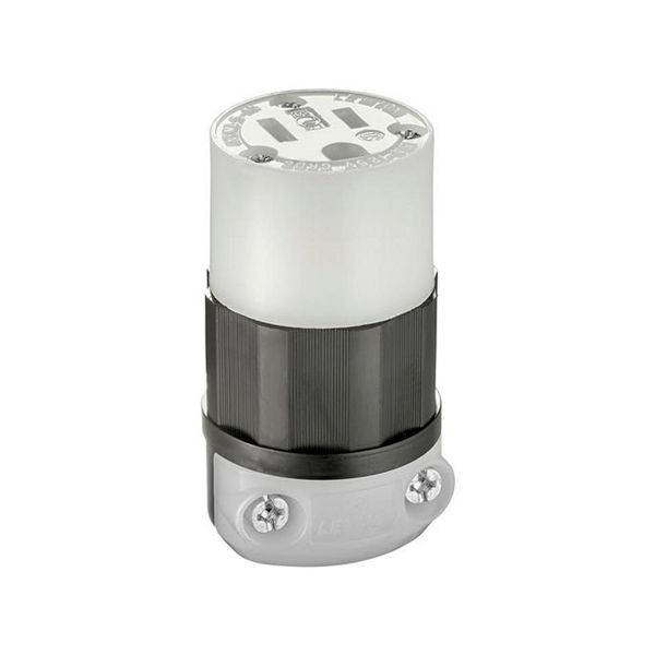 Conector de hoja recta, con conexión a tierra, 15 A. 05269-00C Leviton