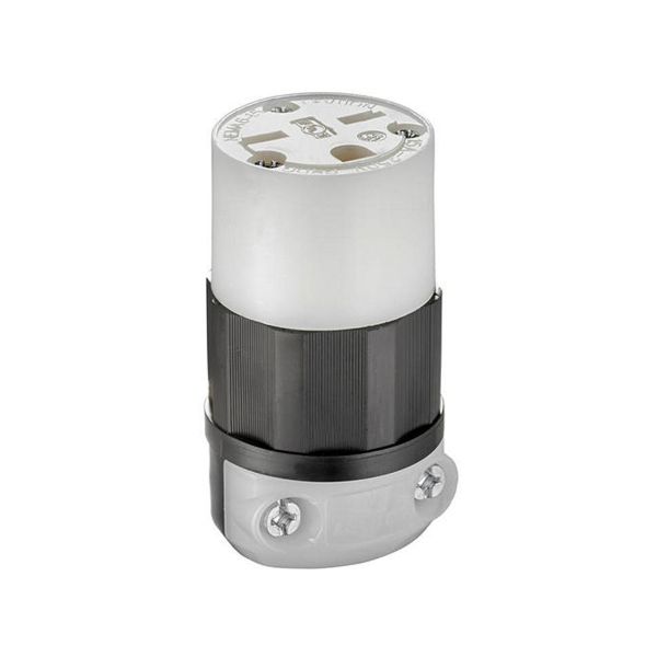 Conector de hoja recta, 15 A, con conexión a tierra. 05669-00C Leviton